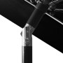 Sombrilla de 3 niveles con poste de aluminio negra 3 m de vidaXL, Sombrillas - Ref: Foro24-313874, Precio: 67,48 €, Descuento: %
