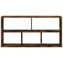 Estante de pared madera ingeniería roble ahumado 100x25x50 cm de , Estantes y estanterías - Ref: Foro24-853276, Precio: 52,39...
