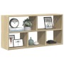 Estantería de pared madera ingeniería roble Sonoma 100x25x50 cm de , Estantes y estanterías - Ref: Foro24-853274, Precio: 53,...