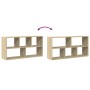 Estantería de pared madera ingeniería roble Sonoma 100x25x50 cm de , Estantes y estanterías - Ref: Foro24-853274, Precio: 53,...