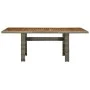 Mesa de jardín ratán sintético marrón y madera maciza acacia de vidaXL, Mesas de jardín - Ref: Foro24-313314, Precio: 180,65 ...