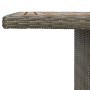 Mesa de jardín ratán sintético marrón y madera maciza acacia de vidaXL, Mesas de jardín - Ref: Foro24-313314, Precio: 246,44 ...