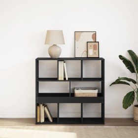 Estantería/divisor de espacios negro 100x33x94,5 cm de , Librerías y estanterías - Ref: Foro24-854473, Precio: 106,37 €, Desc...