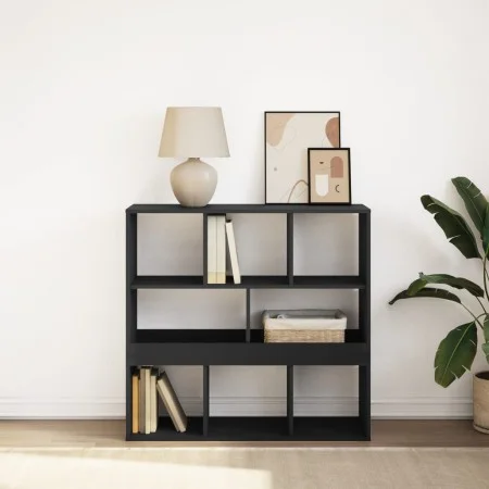 Estantería/divisor de espacios negro 100x33x94,5 cm de , Librerías y estanterías - Ref: Foro24-854473, Precio: 104,35 €, Desc...