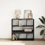 Estantería/divisor de espacios negro 100x33x94,5 cm de , Librerías y estanterías - Ref: Foro24-854473, Precio: 104,35 €, Desc...