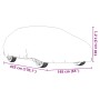 Funda de coche para Sedan con correas hebilla plateado M de , Cubiertas para almacenamiento de automóviles - Ref: Foro24-4008...