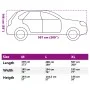 Funda de coche para SUV con correas hebilla plateado XL de , Cubiertas para almacenamiento de automóviles - Ref: Foro24-40089...