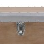 Caja de almacenaje madera maciza abeto marrón 91x52x40 cm en Baúles de almacenamiento | Comprar online en Foru.es