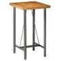 Mesa alta de bar teca maciza reciclada 60x60x107 cm de , Mesas de cocina y de comedor - Ref: Foro24-245803, Precio: 251,40 €,...