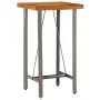 Mesa alta de bar teca maciza reciclada 60x60x107 cm de , Mesas de cocina y de comedor - Ref: Foro24-245803, Precio: 251,40 €,...