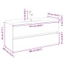 Set de muebles de baño 2 pzas cerámica y madera de ingeniería de , Muebles de baño - Ref: Foro24-3307665, Precio: 334,92 €, D...