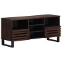 Mueble de TV madera maciza mango marrón 100x34x46 cm de , Almacenamiento para CD y DVD - Ref: Foro24-377526, Precio: 84,91 €,...
