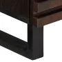 Mueble de TV madera maciza mango marrón 100x34x46 cm by , CD and DVD storage - Ref: Foro24-377526, Price: 84,14 €, Discount: %