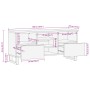 Mueble de TV madera maciza mango marrón 100x34x46 cm de , Almacenamiento para CD y DVD - Ref: Foro24-377526, Precio: 84,91 €,...