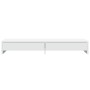 Soporte monitor y cajones madera ingeniería blanco 100x27x15cm de , Bases y elevadores para ordenadores - Ref: Foro24-854670,...