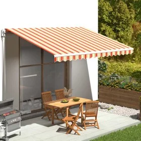 Ersatzstoff für gelbe und orange Markise 4,5x3 m von vidaXL, Markisen - Ref: Foro24-312019, Preis: 59,44 €, Rabatt: %