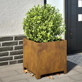 Jardineras 2 unidades acero oxidado 40x40x40 cm by , Pots and planters - Ref: Foro24-851212, Price: 100,01 €, Discount: %