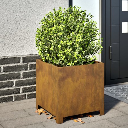 Jardineras 2 unidades acero oxidado 40x40x40 cm de , Maceteros y jardineras - Ref: Foro24-851212, Precio: 105,58 €, Descuento: %