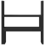Organizador de escritorio ajustable madera negro 40x17x41 cm de , Bases y elevadores para ordenadores - Ref: Foro24-854761, P...