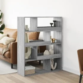 Estantería de madera de ingeniería gris Sonoma 100x33x125,5 cm by , Bookcases and shelves - Ref: Foro24-3309335, Price: 99,92...