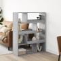 Estantería de madera de ingeniería gris Sonoma 100x33x125,5 cm de , Librerías y estanterías - Ref: Foro24-3309335, Precio: 10...