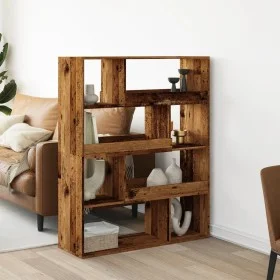 Estantería de madera de ingeniería envejecida 100x33x125,5 cm de , Librerías y estanterías - Ref: Foro24-3309337, Precio: 133...