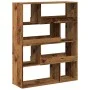 Estantería de madera de ingeniería envejecida 100x33x125,5 cm de , Librerías y estanterías - Ref: Foro24-3309337, Precio: 133...