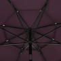 Sombrilla de 3 niveles con poste de aluminio burdeos 3,5 m de vidaXL, Sombrillas - Ref: Foro24-313880, Precio: 108,46 €, Desc...
