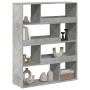 Separador de ambientes madera gris hormigón 100x33x125,5 cm de , Librerías y estanterías - Ref: Foro24-3309486, Precio: 98,53...