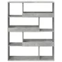 Separador de ambientes madera gris hormigón 100x33x125,5 cm de , Librerías y estanterías - Ref: Foro24-3309486, Precio: 97,37...