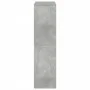 Separador de ambientes madera gris hormigón 100x33x125,5 cm de , Librerías y estanterías - Ref: Foro24-3309486, Precio: 97,37...