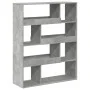 Separador de ambientes madera gris hormigón 100x33x125,5 cm de , Librerías y estanterías - Ref: Foro24-3309486, Precio: 97,37...