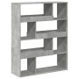 Separador de ambientes madera gris hormigón 100x33x125,5 cm de , Librerías y estanterías - Ref: Foro24-3309486, Precio: 98,53...