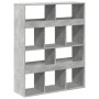 Separador de ambientes madera gris hormigón 100x33x125,5 cm de , Librerías y estanterías - Ref: Foro24-3309522, Precio: 98,86...