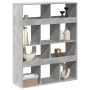 Separador de ambientes madera gris hormigón 100x33x125,5 cm de , Librerías y estanterías - Ref: Foro24-3309522, Precio: 98,86...