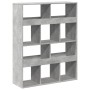 Separador de ambientes madera gris hormigón 100x33x125,5 cm de , Librerías y estanterías - Ref: Foro24-3309522, Precio: 98,86...