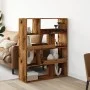 Separador de ambientes madera envejecida 100x33x125,5 cm de , Librerías y estanterías - Ref: Foro24-3309490, Precio: 133,45 €...