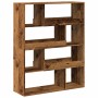 Separador de ambientes madera envejecida 100x33x125,5 cm de , Librerías y estanterías - Ref: Foro24-3309490, Precio: 135,19 €...