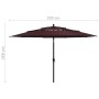 Sombrilla de 3 niveles con poste de aluminio burdeos 3,5 m de vidaXL, Sombrillas - Ref: Foro24-313880, Precio: 108,46 €, Desc...