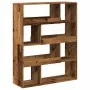 Separador de ambientes madera envejecida 100x33x125,5 cm de , Librerías y estanterías - Ref: Foro24-3309490, Precio: 133,45 €...