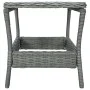 Mesa de jardín ratán sintético gris claro 45x45x46,5 cm de vidaXL, Mesas de jardín - Ref: Foro24-313307, Precio: 73,98 €, Des...