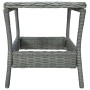 Mesa de jardín ratán sintético gris claro 45x45x46,5 cm de vidaXL, Mesas de jardín - Ref: Foro24-313307, Precio: 72,53 €, Des...