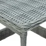 Mesa de jardín ratán sintético gris claro 45x45x46,5 cm de vidaXL, Mesas de jardín - Ref: Foro24-313307, Precio: 73,98 €, Des...