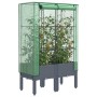Arriate con cubierta invernadero aspecto ratán 80x40x140 cm de , Maceteros y jardineras - Ref: Foro24-4015833, Precio: 87,63 ...