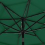 Sombrilla de 3 niveles con poste de aluminio verde 3 m de vidaXL, Sombrillas - Ref: Foro24-313869, Precio: 86,67 €, Descuento: %