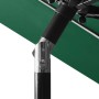 Sombrilla de 3 niveles con poste de aluminio verde 3 m de vidaXL, Sombrillas - Ref: Foro24-313869, Precio: 86,67 €, Descuento: %