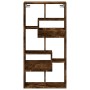Armario de pared madera ingeniería roble ahumado 50x15x100 cm de , Estantes y estanterías - Ref: Foro24-854557, Precio: 41,56...