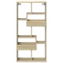Armario de pared madera ingeniería roble Sonoma 50x15x100 cm de , Estantes y estanterías - Ref: Foro24-854555, Precio: 43,35 ...