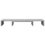 Soporte elevador pantalla ajustable gris Sonoma 80x24x10,5 cm de , Bases y elevadores para ordenadores - Ref: Foro24-854639, ...