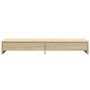 Soporte monitor y cajones madera roble Sonoma 100x27x15 cm de , Bases y elevadores para ordenadores - Ref: Foro24-854672, Pre...